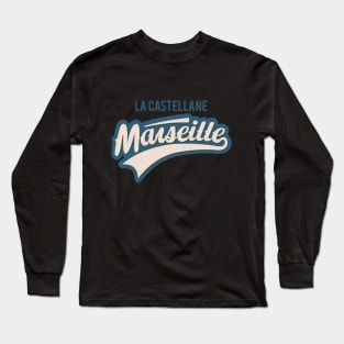 Marseille La Castellane - Marseille La Castellane Schriftzug - La Castellane Logo Long Sleeve T-Shirt